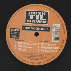 Dusk Til Dawn (4) From The Cellar E.P. USED VINYL 12INCH 33 S RPM EP STEREO