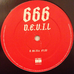 666 D.E.V.I.L. USED VINYL 12INCH PROMO