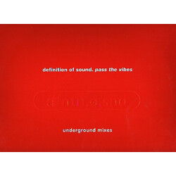 Definition Of Sound Pass The Vibes (Underground Mixes) VINYL 12" USED