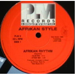 Afrikan Style Afrikan Rhythm USED VINYL 12INCH 33 S RPM