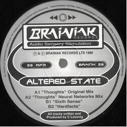 Altered State (3) Thoughts USED VINYL 12INCH 33 S RPM