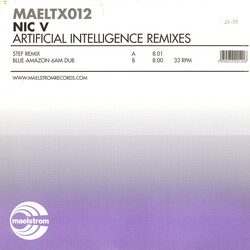 Nic Vegter Artificial Intelligence Remixes USED VINYL 12INCH 33 S RPM