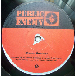 Public Enemy Poison Remixes USED VINYL 12INCH