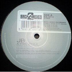 JB This Style / Smurf USED VINYL 12INCH 45 RPM