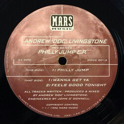 Andrew "Doc" Livingstone Philly Jump EP USED VINYL 12INCH