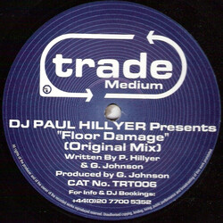 DJ Paul Hillyer Floor Damage USED VINYL 12INCH