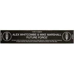 Alex Whitcombe / Mike Marshall Future Force USED VINYL 12INCH SINGLE WHITE LABEL