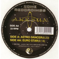 Arksun Astro Dancer / Euro Star USED VINYL 12INCH 45 RPM STEREO
