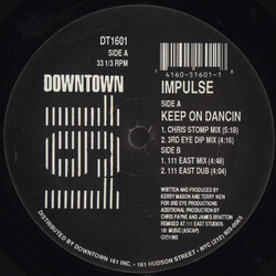 Impulse (2) Keep On Dancin USED VINYL 12INCH 33 S RPM