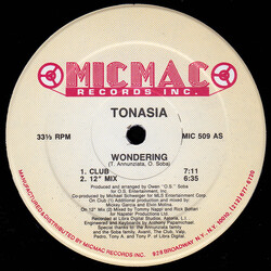 Tonasia Wondering USED VINYL 12INCH 33 S RPM