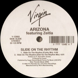 Arizona / Zeeteah Massiah Slide On The Rhythm USED VINYL 12INCH 33 S RPM STEREO
