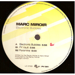 Marc Miroir Electronic Bubbles USED VINYL 12INCH