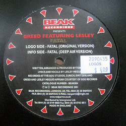 Greed (2) Fatal USED VINYL 12INCH