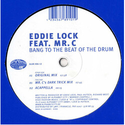 Eddie Lock Bang To The Beat Of The Drum USED VINYL 12INCH