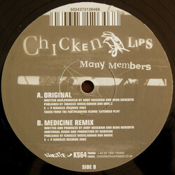 Chicken Lips Many Members USED VINYL 12INCH 33 S RPM