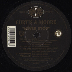 Curtis & Moore Never Stop USED VINYL 12INCH 33 S RPM