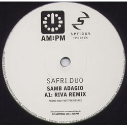 Safri Duo Samb Adagio USED VINYL 12INCH PROMO 33 S RPM