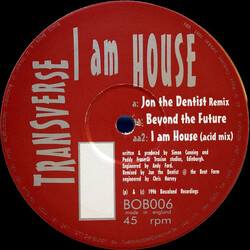 Transverse I Am House USED VINYL 12INCH 33 S RPM 45 RPM