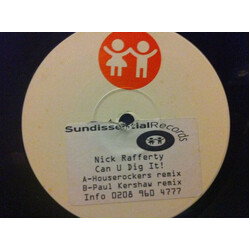Nick Rafferty Can You Dig It? Part 2 USED VINYL 12INCH TEST PRESSING