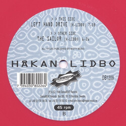 Håkan Lidbo Left Hand Drive / The Sailor USED VINYL 12INCH