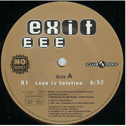 Exit EEE Love Is Solution USED VINYL 12INCH 33 S RPM