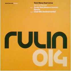 Tom Novy / Lima Now Or Never USED VINYL 12INCH PROMO