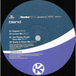 Blend (3) Rise Of Tonight USED VINYL 12INCH 33 S RPM 45 RPM