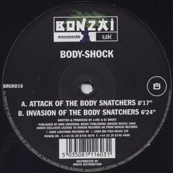 Body-Shock Attack Of The Body Snatchers USED VINYL 12INCH 33 S RPM