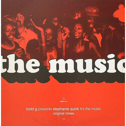 Todd Gardner / Stephanie Quick It's The Music (Original Mixes) USED VINYL 12INCH 33 S RPM