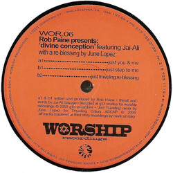 Rob Paine Divine Conception USED VINYL 12INCH 33 S RPM 45 RPM