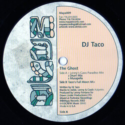 DJ Taco The Ghost USED VINYL 12INCH 33 S RPM 45 RPM