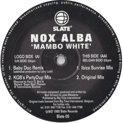 Nox Alba Mambo White USED VINYL 12INCH 33 S RPM