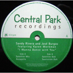 Sandy Rivera & Jose Burgos I Wanna Dance With You USED VINYL 12INCH 33 S RPM