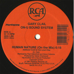 Gary Clail & On-U Sound System Human Nature USED VINYL 12INCH 33 S RPM SINGLE