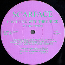 Scarface Don't Fuck With The Chuck USED VINYL 12INCH 45 RPM