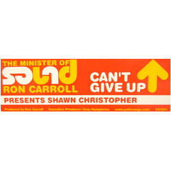 Ron Carroll / Shawn Christopher Can't Give Up USED VINYL 12INCH
