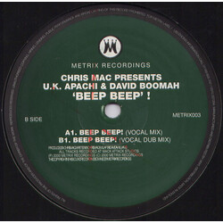 UK Apachi / David Boomah Beep Beep! USED VINYL 12INCH