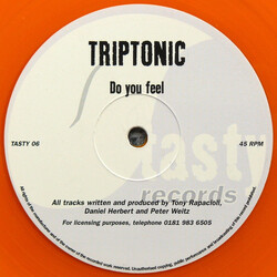 Triptonic Do You Feel USED VINYL 12INCH 45 RPM SINGLE SIDED