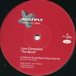 Love Connection The Bomb USED VINYL 12INCH 33 S RPM PROMO