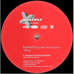 Robbie Rivera / Rhythm Bangers Bang USED VINYL 12INCH PROMO 45 RPM