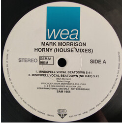 Mark Morrison Horny (House Mixes) USED VINYL 12INCH 33 S RPM PROMO