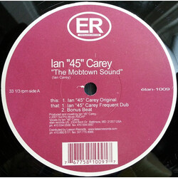 Ian Carey The Mobtown Sound USED VINYL 12INCH 33 S RPM