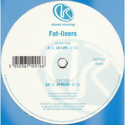 Fatliners Lo Life / Spoiler USED VINYL 12INCH 33 S RPM