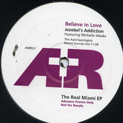 Jezebel's Addiction / Christian Woodyatt The Real Miami EP USED VINYL 12INCH PROMO