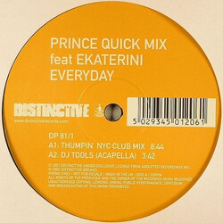 Prince Quick Mix / Ekaterini Everyday USED VINYL 12INCH PROMO 33 S RPM