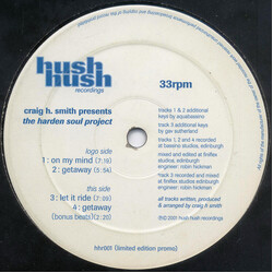 Craig Smith / The Harden Soul Project On My Mind USED VINYL 12INCH LIMITED EDITION PROMO