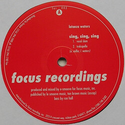 Latanza Waters Sing, Sing, Sing USED VINYL 12INCH 33 S RPM