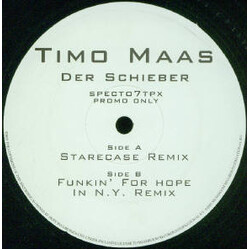 Timo Maas Der Schieber USED VINYL 12INCH 33 S RPM PROMO