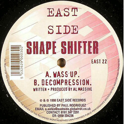 Shape Shifter (2) Wass Up / Decompression USED VINYL 12INCH SINGLE