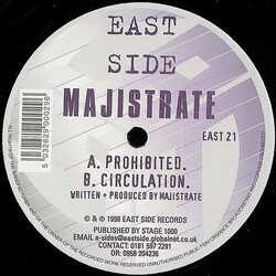 Majistrate Prohibited / Circulation USED VINYL 12INCH 33 S RPM